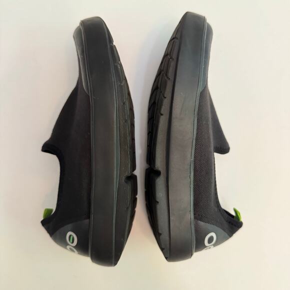 OOFOS Shoes Women W6 37EU Black OOMG eeZee Low Slip On Recovery Sneakers - Picture 7 of 13